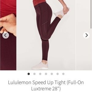 Lululemon speed up tight - NWOT